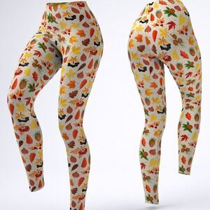 Fall Leaves Adult Leggings…